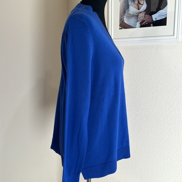 Karen Scott V Neck Sweater - Picture 4 of 5